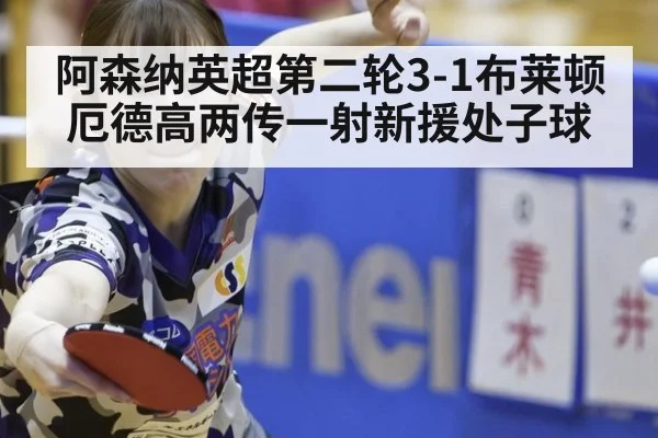 阿森纳英超第二轮3-1布莱顿 厄德高两传一射新援处子球